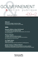 Gouvernement et action publique, v. 09, no 02